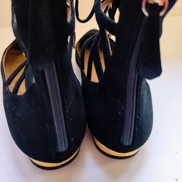 ‼️SOLD‼️‼️ BELGRAVA FLATS BLACK SUEDE(SOLD) - Picture 4 of 12